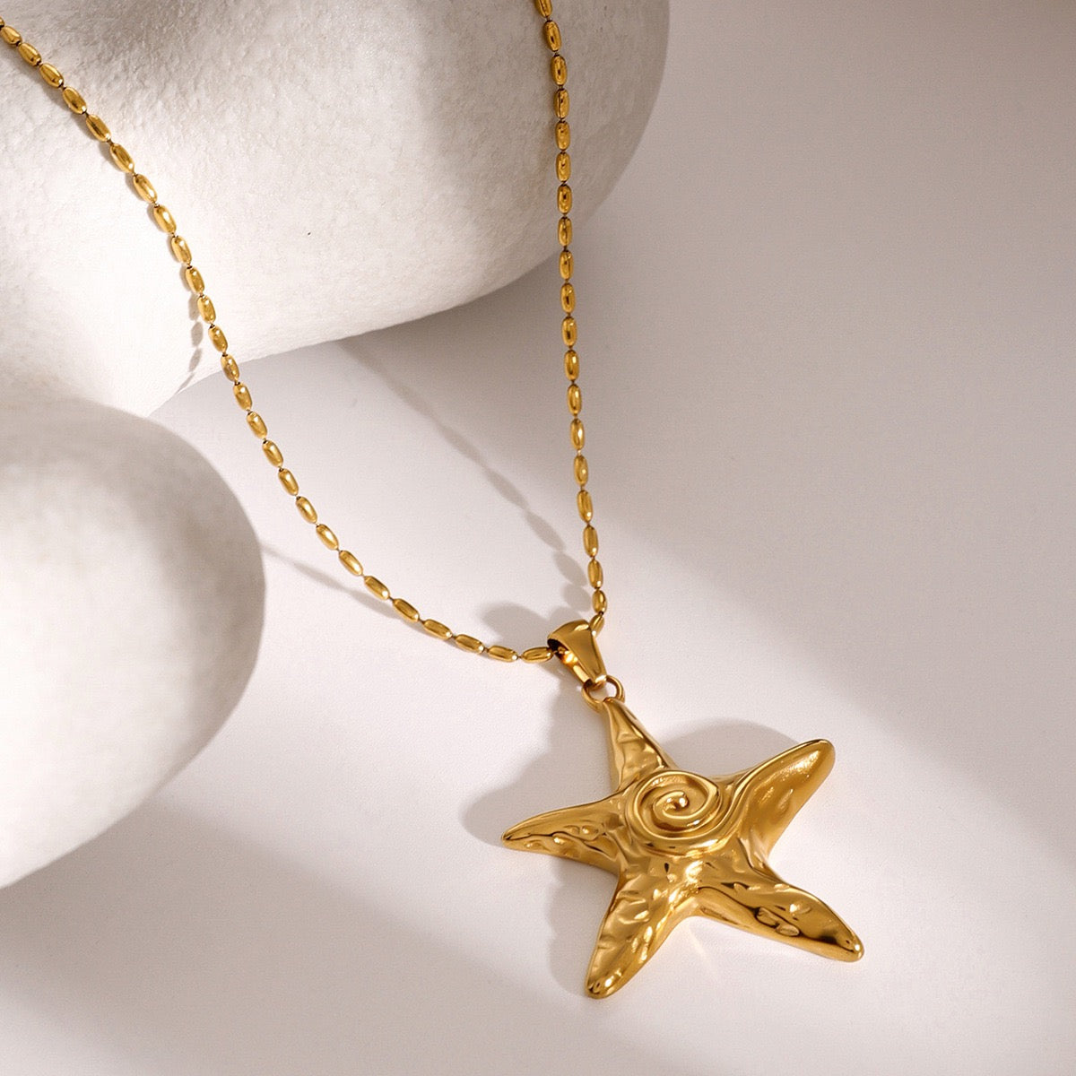 Swirl Star Necklace