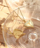Gold Heart Locket Necklace