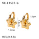 Star Hoop Earrings