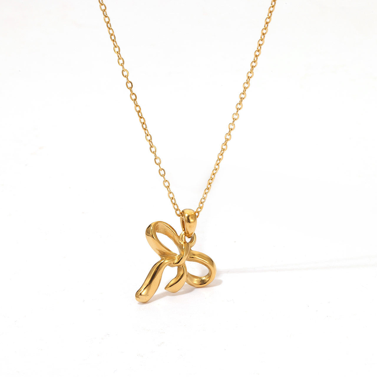 Cute Bow Pendant Necklace