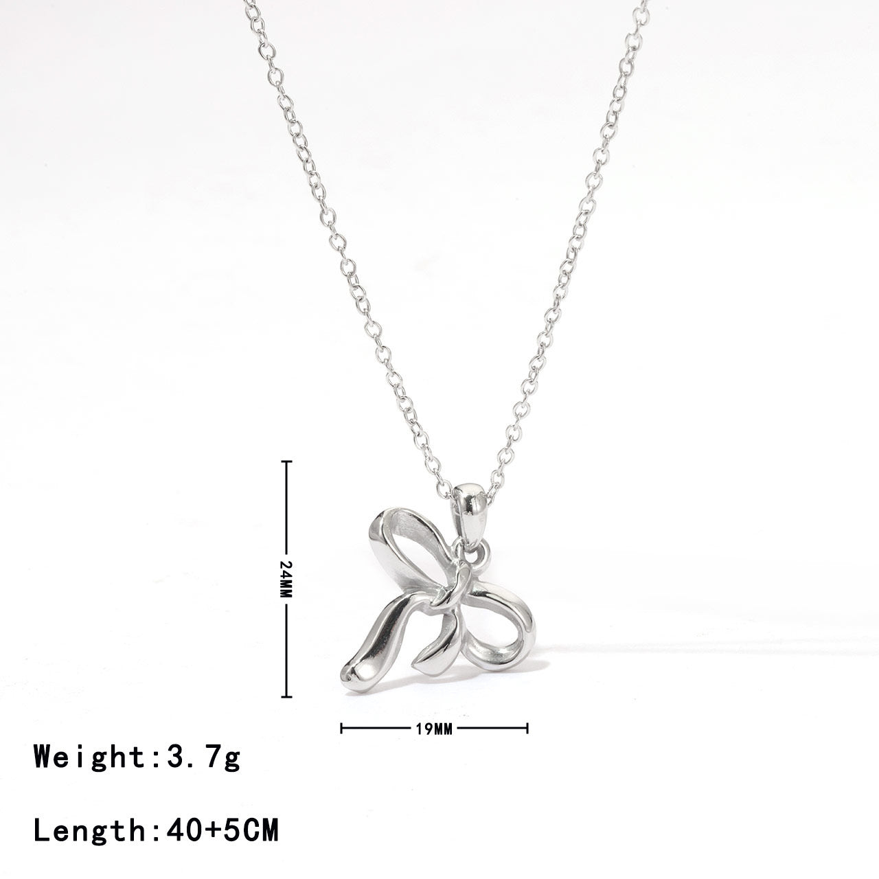 Cute Bow Pendant Necklace