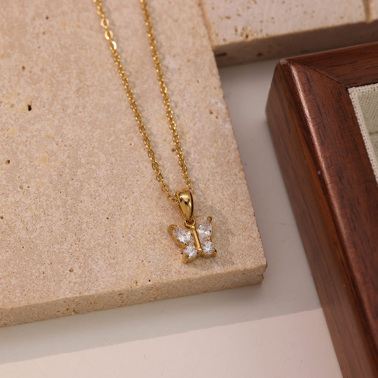 Dazzling Butterfly Necklace