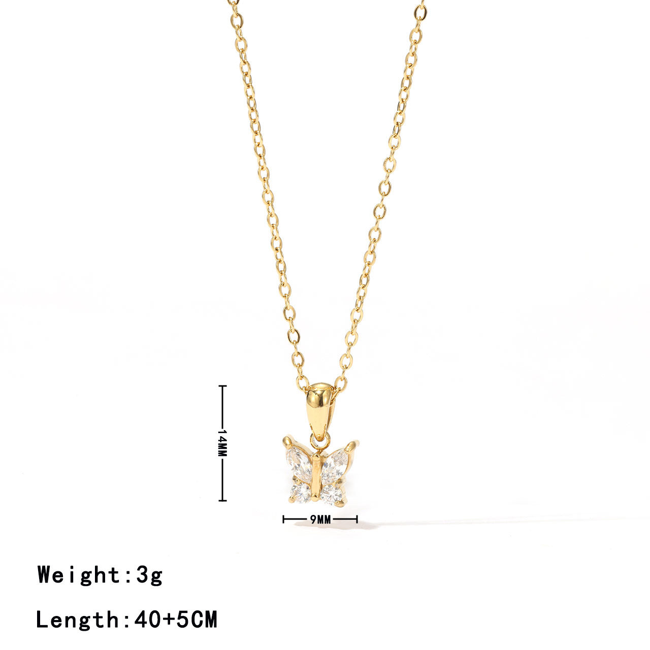 Dazzling Butterfly Necklace